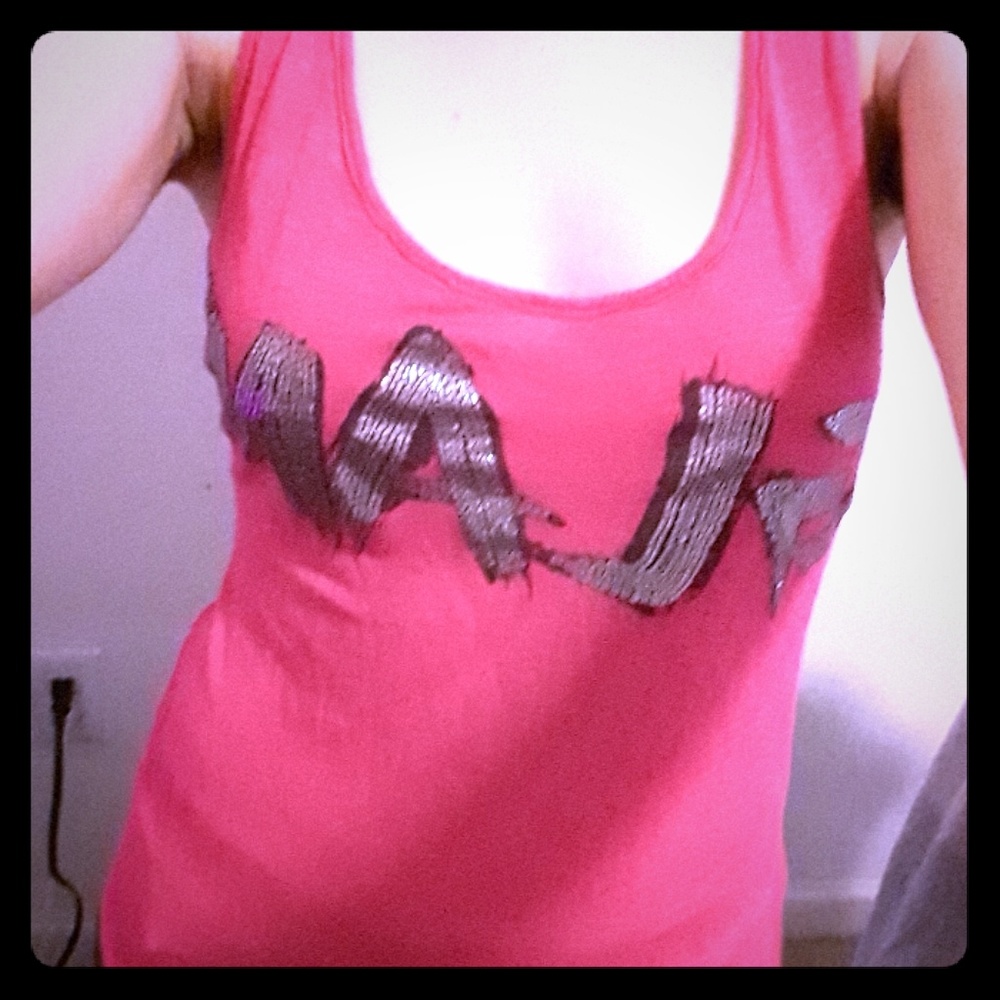 Hot pink tank top